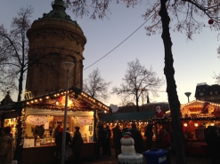 Christmas market in Mannheim.