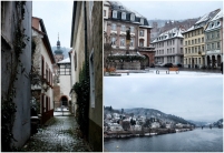 Heidelberg in the snow.